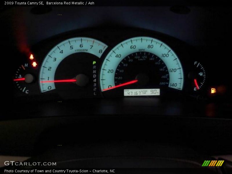 Barcelona Red Metallic / Ash 2009 Toyota Camry SE