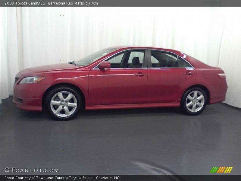 Barcelona Red Metallic / Ash 2009 Toyota Camry SE