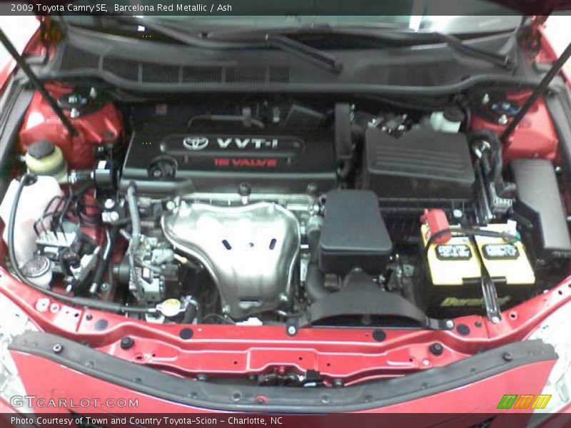 Barcelona Red Metallic / Ash 2009 Toyota Camry SE