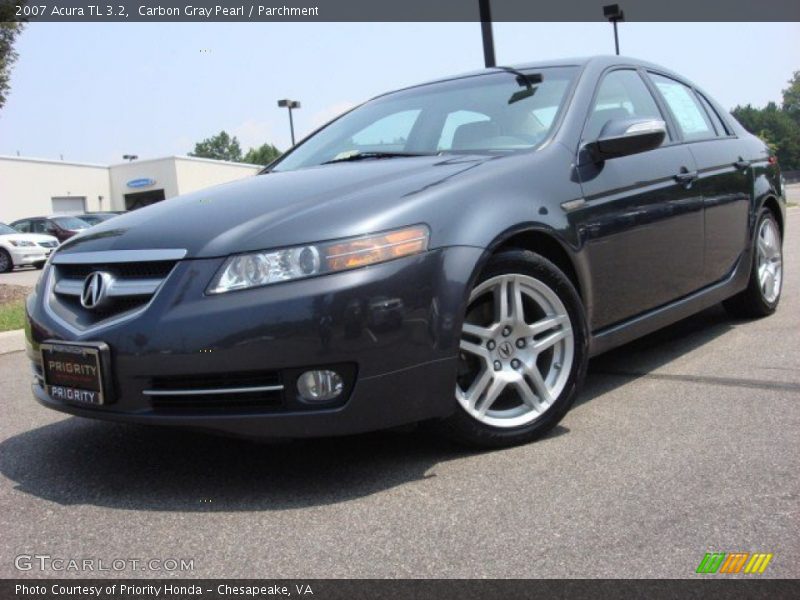 Carbon Gray Pearl / Parchment 2007 Acura TL 3.2