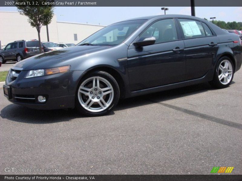 Carbon Gray Pearl / Parchment 2007 Acura TL 3.2