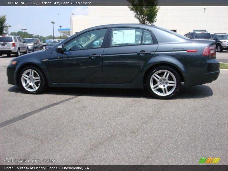 Carbon Gray Pearl / Parchment 2007 Acura TL 3.2