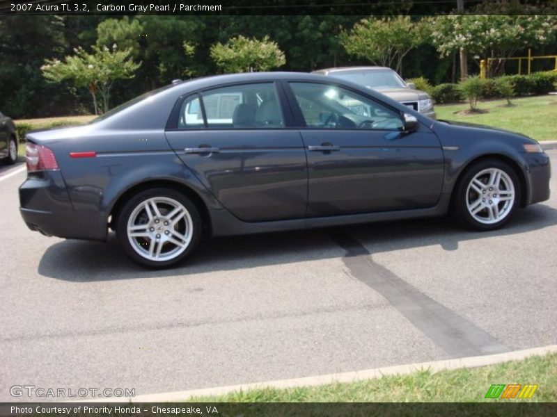 Carbon Gray Pearl / Parchment 2007 Acura TL 3.2