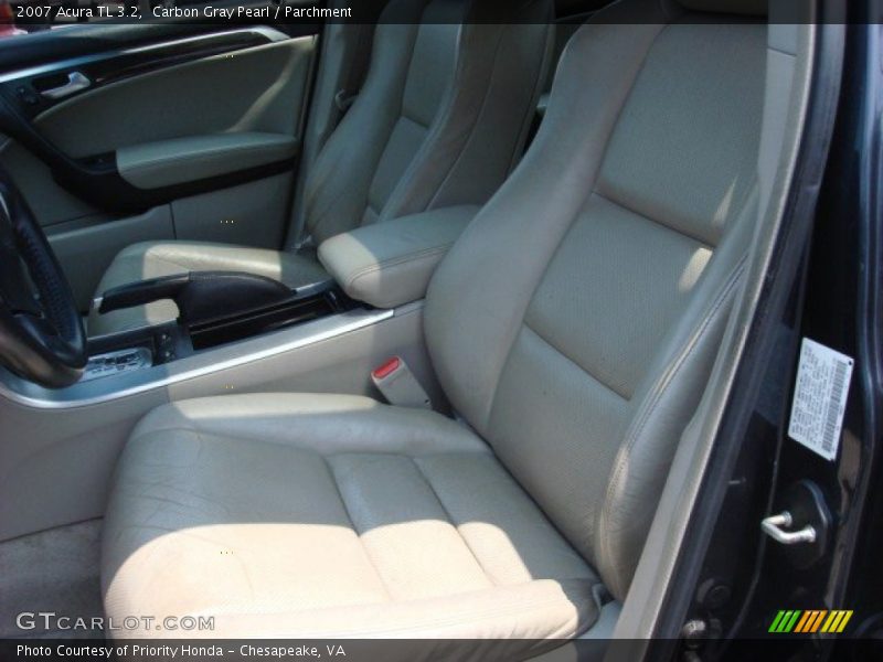 Carbon Gray Pearl / Parchment 2007 Acura TL 3.2