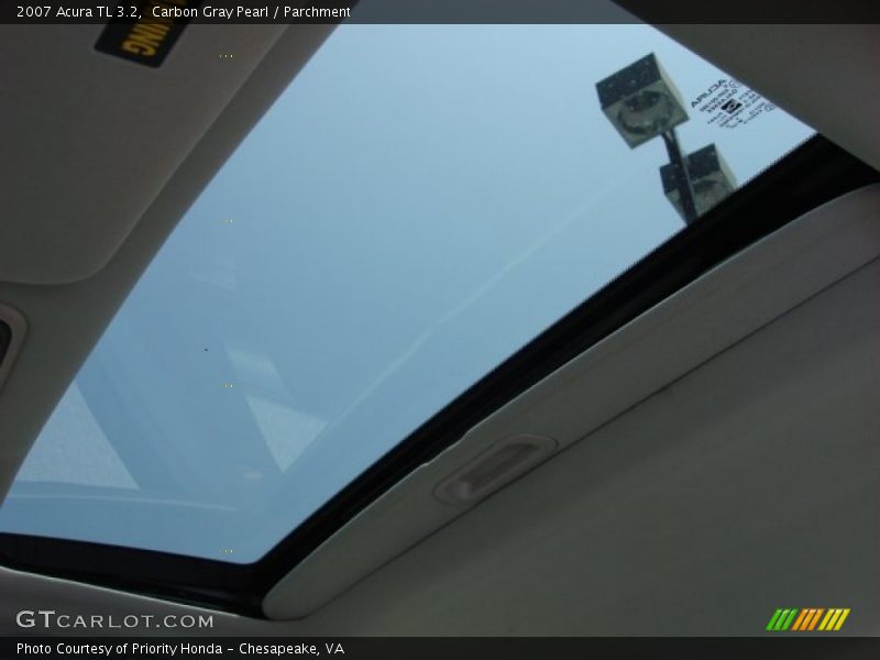 Carbon Gray Pearl / Parchment 2007 Acura TL 3.2