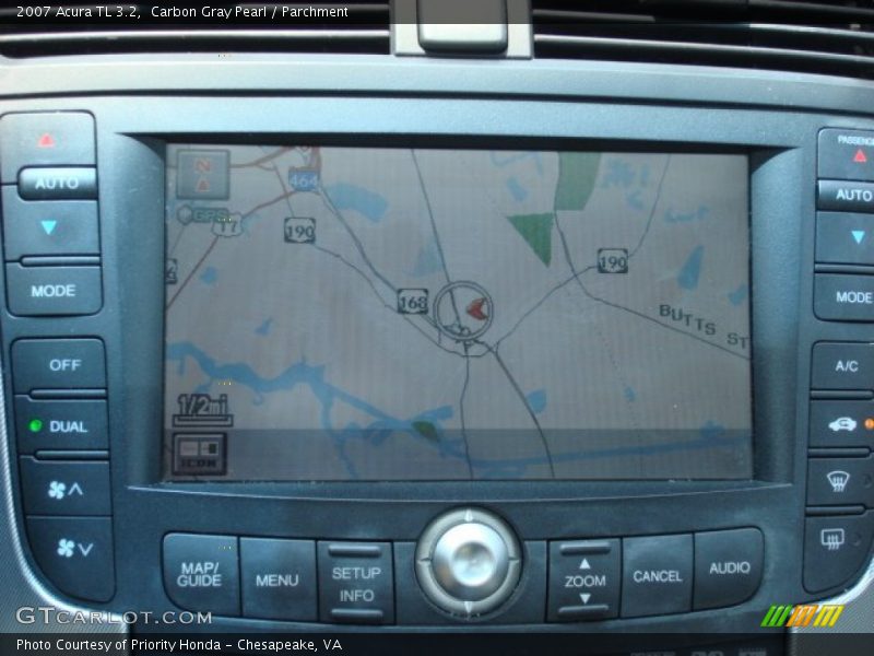 Carbon Gray Pearl / Parchment 2007 Acura TL 3.2