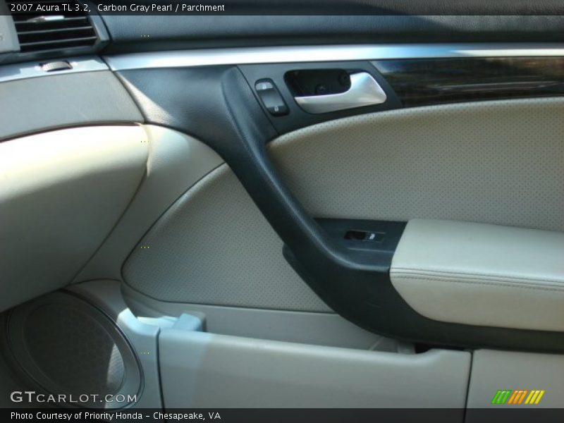 Carbon Gray Pearl / Parchment 2007 Acura TL 3.2