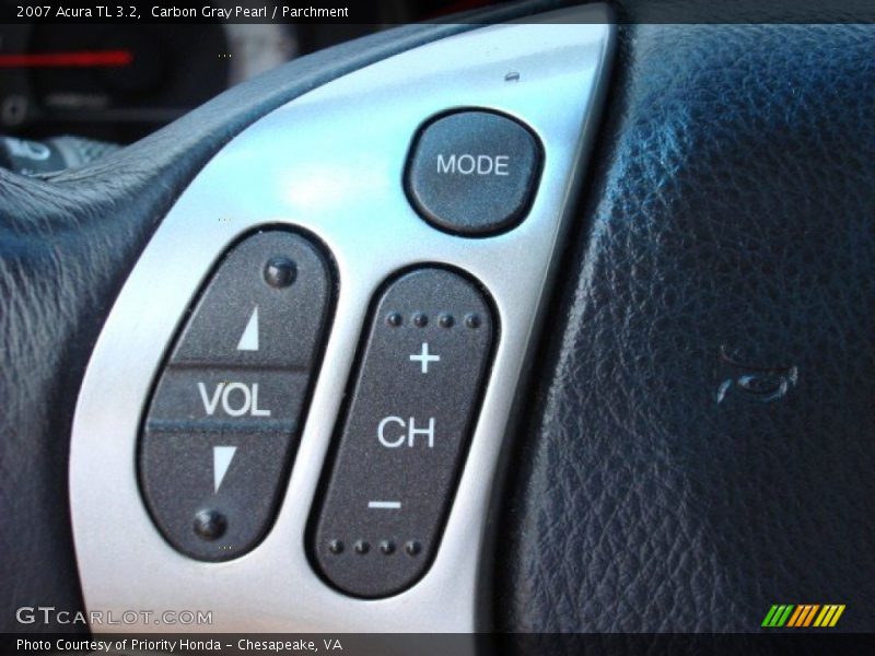 Carbon Gray Pearl / Parchment 2007 Acura TL 3.2
