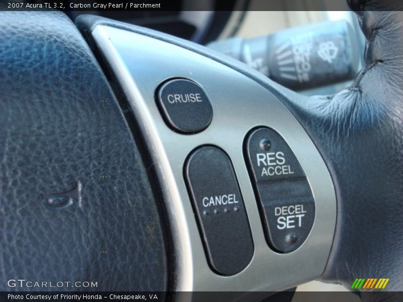 Carbon Gray Pearl / Parchment 2007 Acura TL 3.2