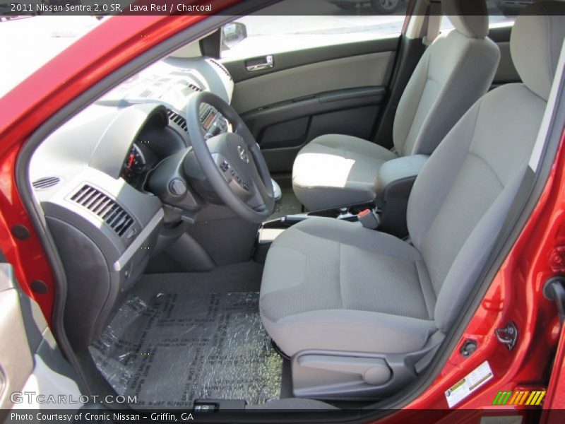 Lava Red / Charcoal 2011 Nissan Sentra 2.0 SR