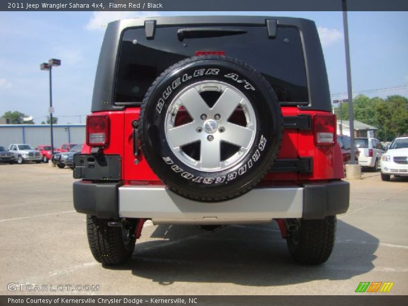 Flame Red / Black 2011 Jeep Wrangler Sahara 4x4