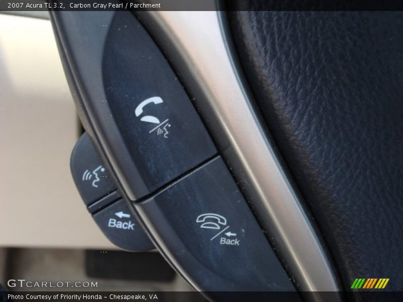 Carbon Gray Pearl / Parchment 2007 Acura TL 3.2