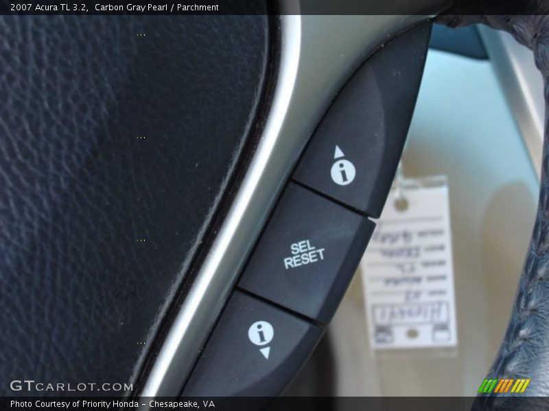 Carbon Gray Pearl / Parchment 2007 Acura TL 3.2