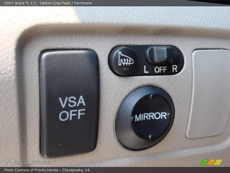 Carbon Gray Pearl / Parchment 2007 Acura TL 3.2
