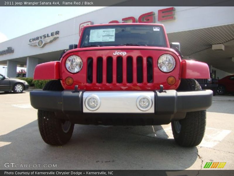 Flame Red / Black 2011 Jeep Wrangler Sahara 4x4