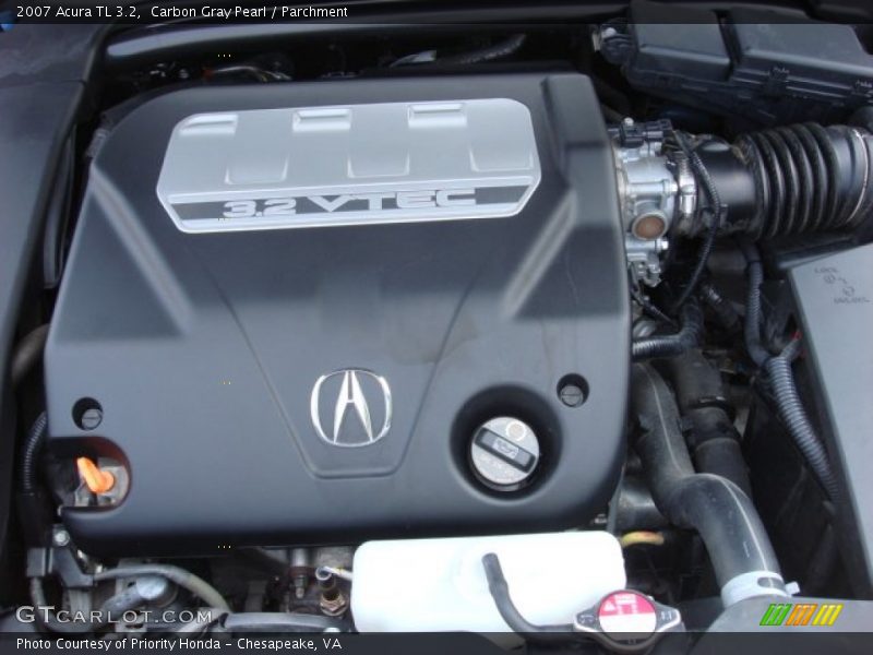 Carbon Gray Pearl / Parchment 2007 Acura TL 3.2