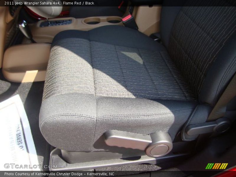 Flame Red / Black 2011 Jeep Wrangler Sahara 4x4
