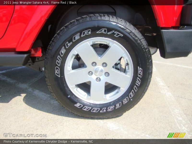 Flame Red / Black 2011 Jeep Wrangler Sahara 4x4