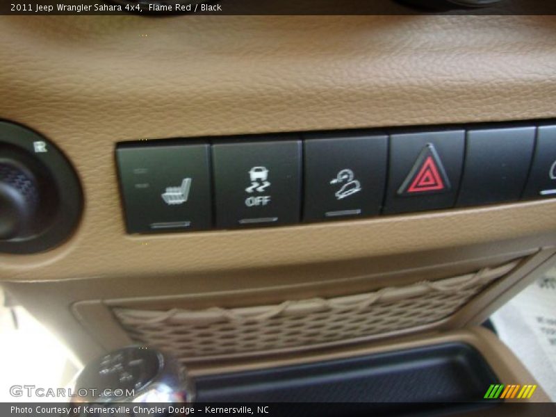 Flame Red / Black 2011 Jeep Wrangler Sahara 4x4