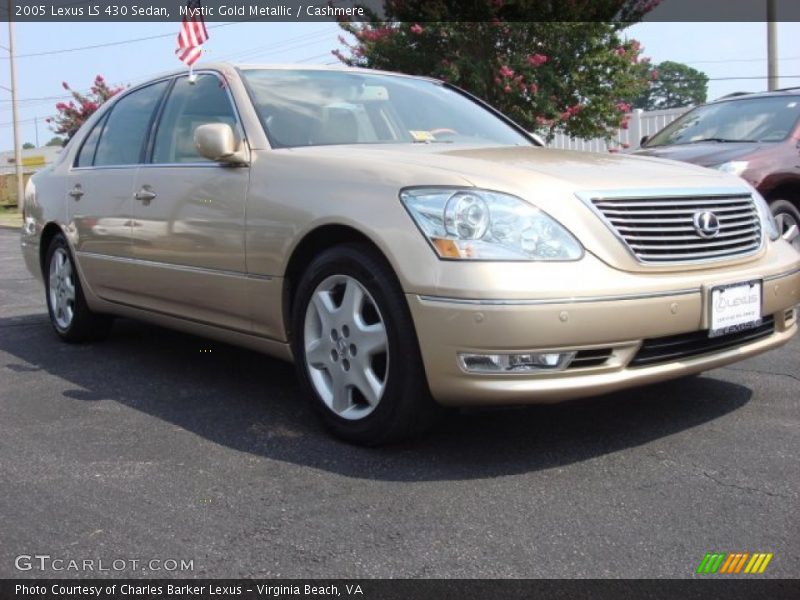 Mystic Gold Metallic / Cashmere 2005 Lexus LS 430 Sedan