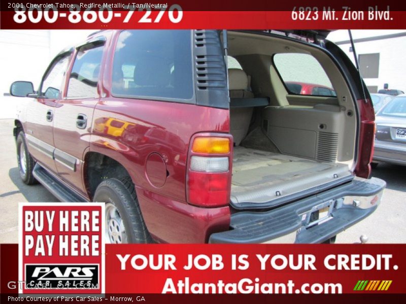 Redfire Metallic / Tan/Neutral 2001 Chevrolet Tahoe