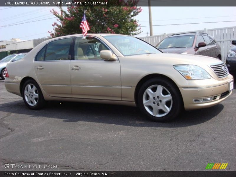 Mystic Gold Metallic / Cashmere 2005 Lexus LS 430 Sedan