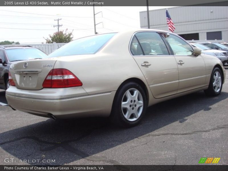 Mystic Gold Metallic / Cashmere 2005 Lexus LS 430 Sedan