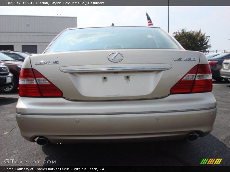 Mystic Gold Metallic / Cashmere 2005 Lexus LS 430 Sedan