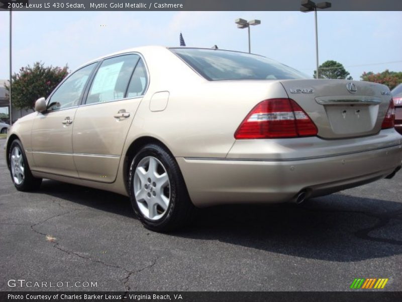 Mystic Gold Metallic / Cashmere 2005 Lexus LS 430 Sedan