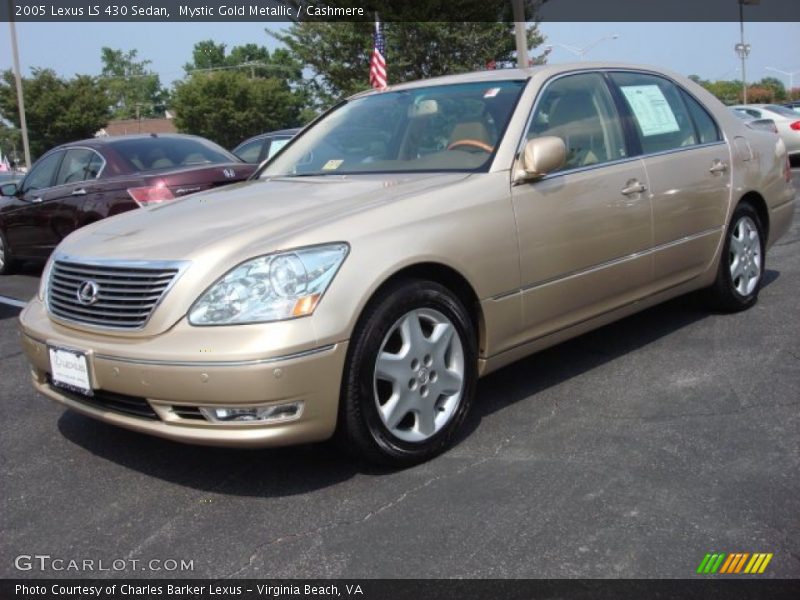 Mystic Gold Metallic / Cashmere 2005 Lexus LS 430 Sedan
