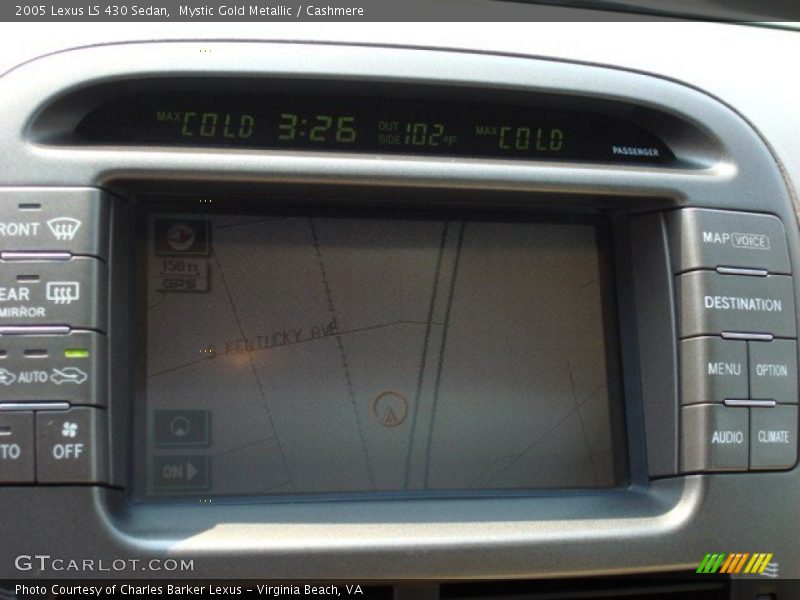 Mystic Gold Metallic / Cashmere 2005 Lexus LS 430 Sedan