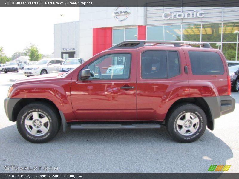 Red Brawn / Steel/Graphite 2008 Nissan Xterra S