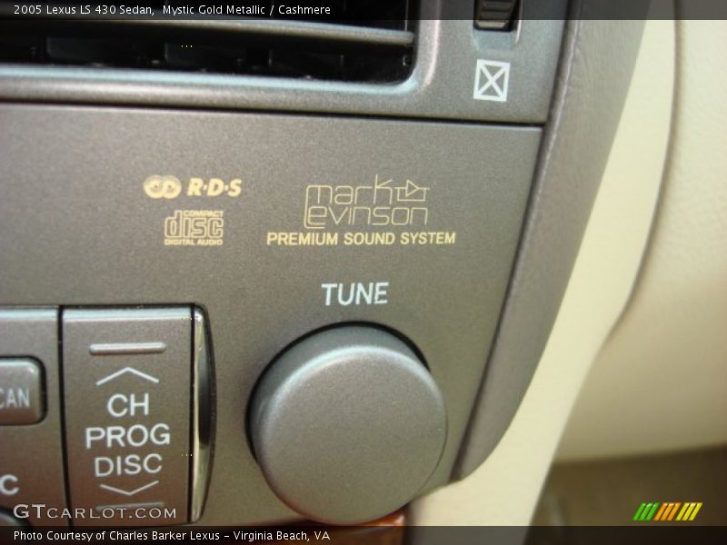 Mystic Gold Metallic / Cashmere 2005 Lexus LS 430 Sedan