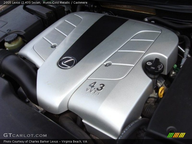 Mystic Gold Metallic / Cashmere 2005 Lexus LS 430 Sedan