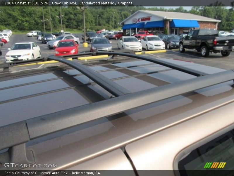 Sandalwood Metallic / Graphite 2004 Chevrolet S10 LS ZR5 Crew Cab 4x4
