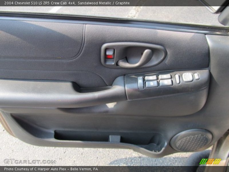 Sandalwood Metallic / Graphite 2004 Chevrolet S10 LS ZR5 Crew Cab 4x4