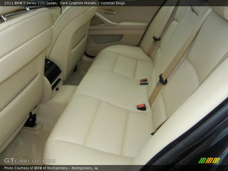 Dark Graphite Metallic / Venetian Beige 2011 BMW 5 Series 535i Sedan