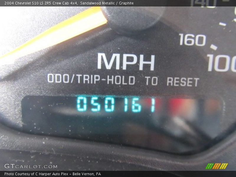 Sandalwood Metallic / Graphite 2004 Chevrolet S10 LS ZR5 Crew Cab 4x4