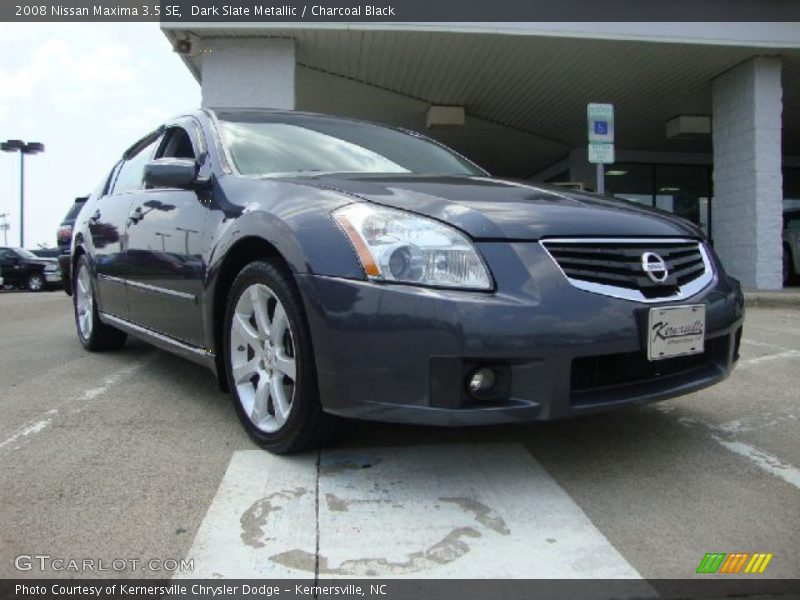 Dark Slate Metallic / Charcoal Black 2008 Nissan Maxima 3.5 SE