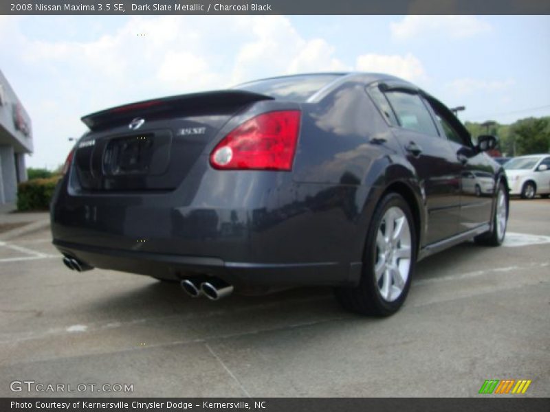 Dark Slate Metallic / Charcoal Black 2008 Nissan Maxima 3.5 SE
