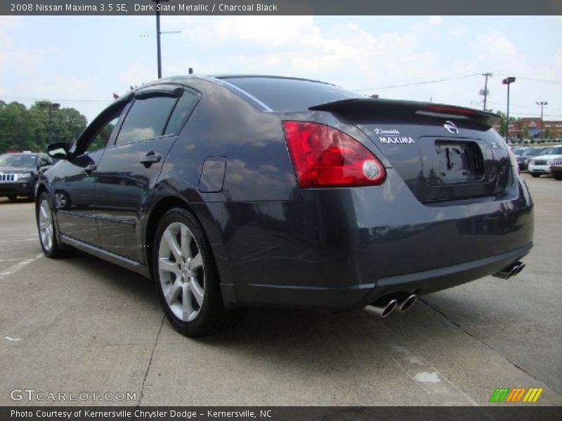 Dark Slate Metallic / Charcoal Black 2008 Nissan Maxima 3.5 SE