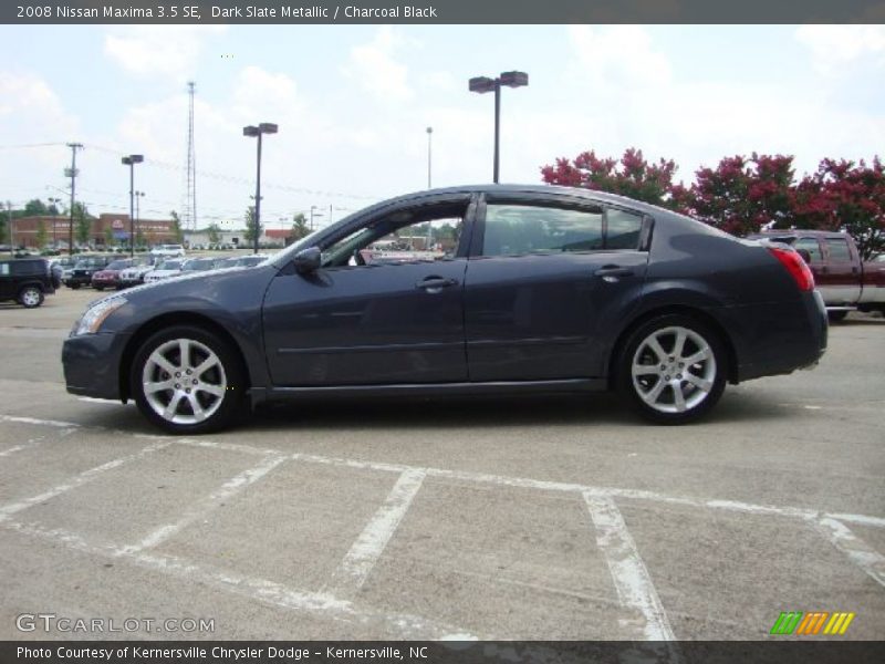 Dark Slate Metallic / Charcoal Black 2008 Nissan Maxima 3.5 SE