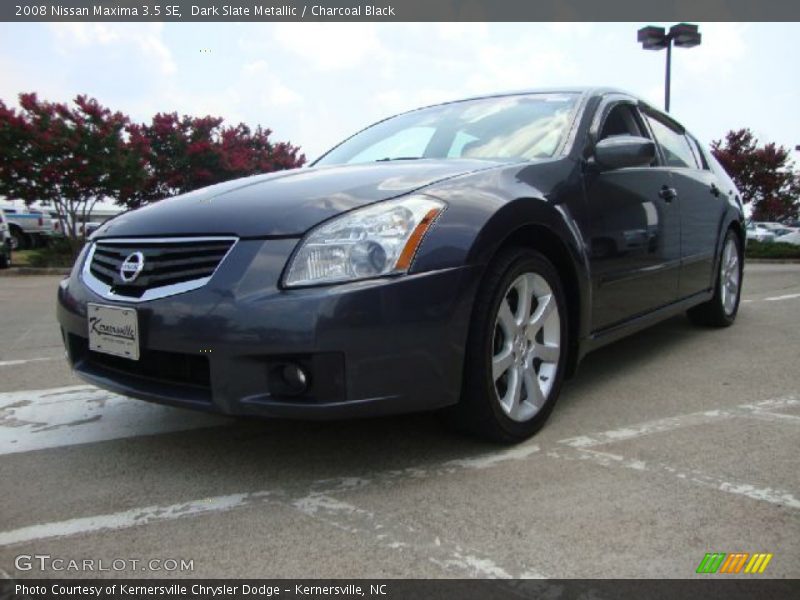 Dark Slate Metallic / Charcoal Black 2008 Nissan Maxima 3.5 SE
