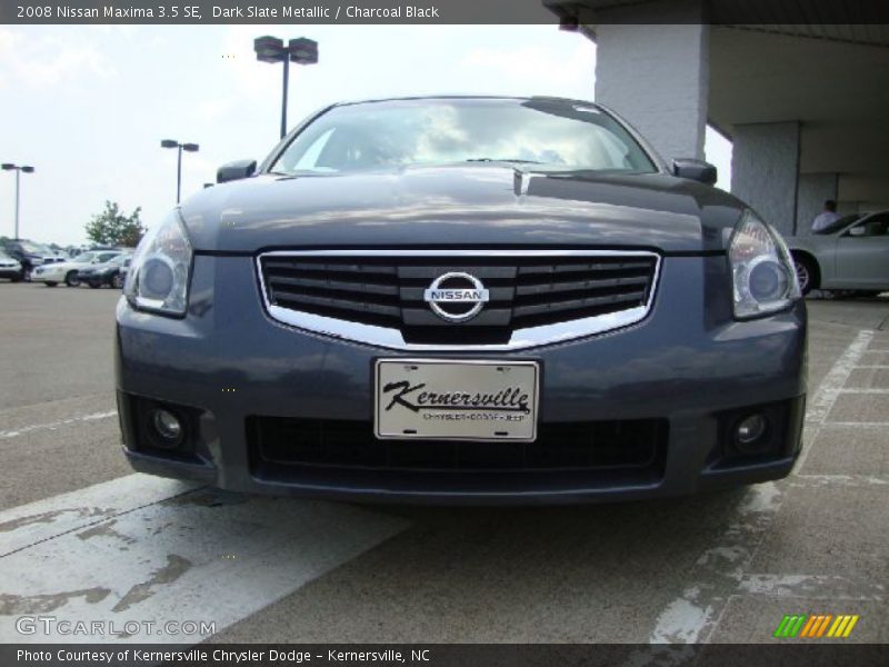 Dark Slate Metallic / Charcoal Black 2008 Nissan Maxima 3.5 SE