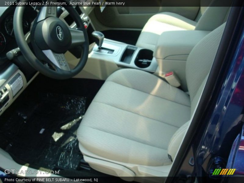 Azurite Blue Pearl / Warm Ivory 2011 Subaru Legacy 2.5i Premium