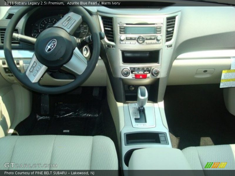 Azurite Blue Pearl / Warm Ivory 2011 Subaru Legacy 2.5i Premium