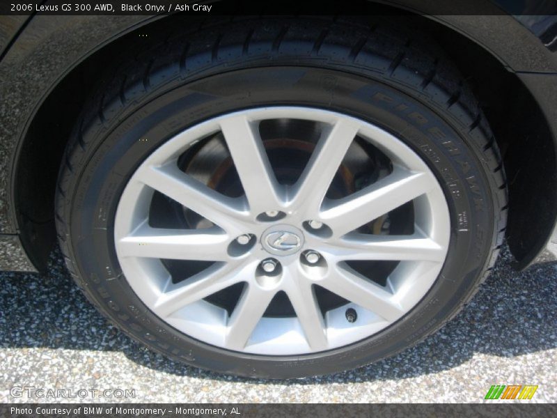 Black Onyx / Ash Gray 2006 Lexus GS 300 AWD