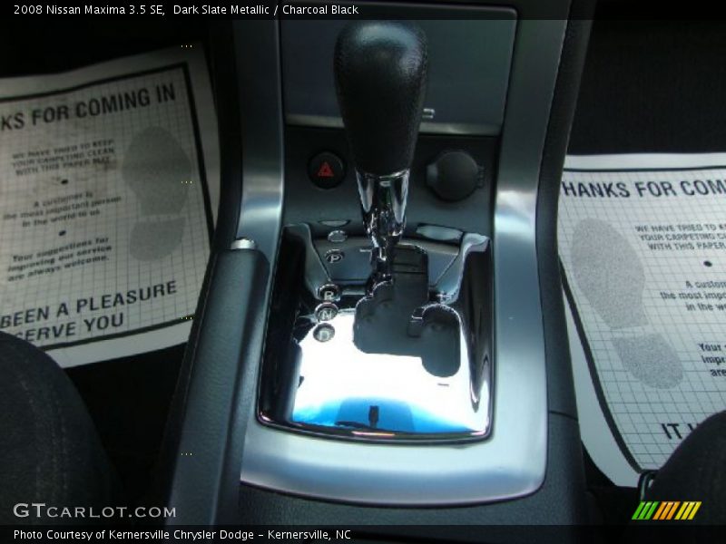 Dark Slate Metallic / Charcoal Black 2008 Nissan Maxima 3.5 SE