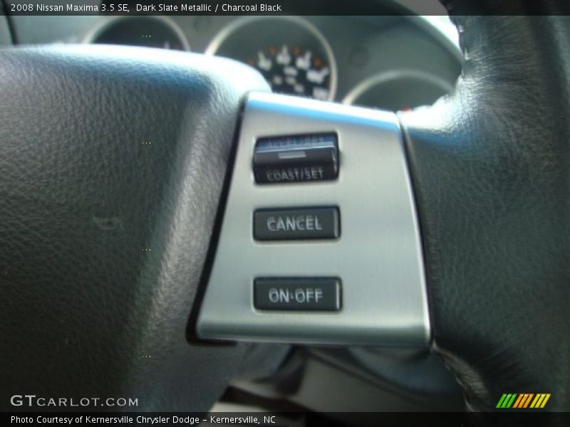 Dark Slate Metallic / Charcoal Black 2008 Nissan Maxima 3.5 SE