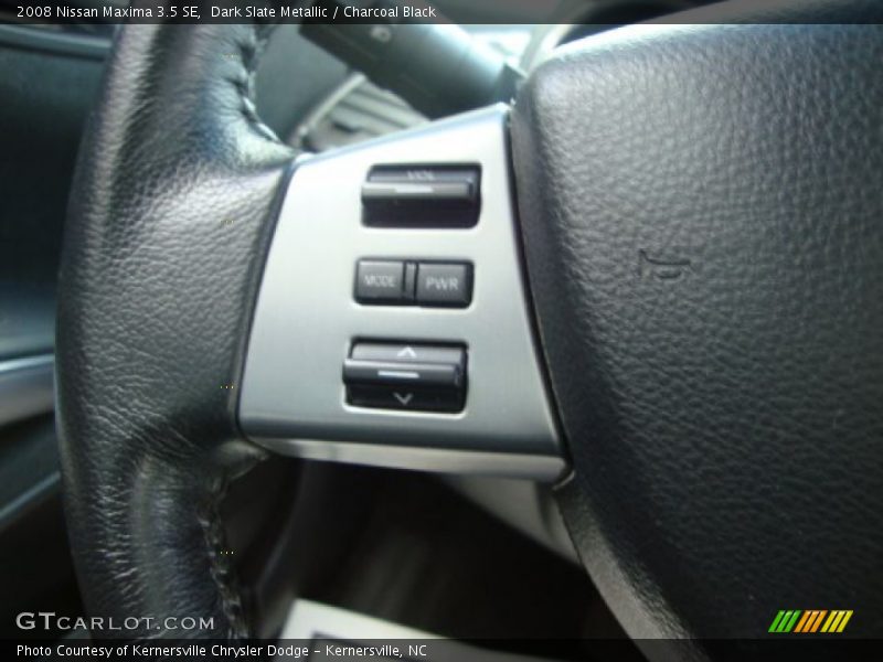 Dark Slate Metallic / Charcoal Black 2008 Nissan Maxima 3.5 SE